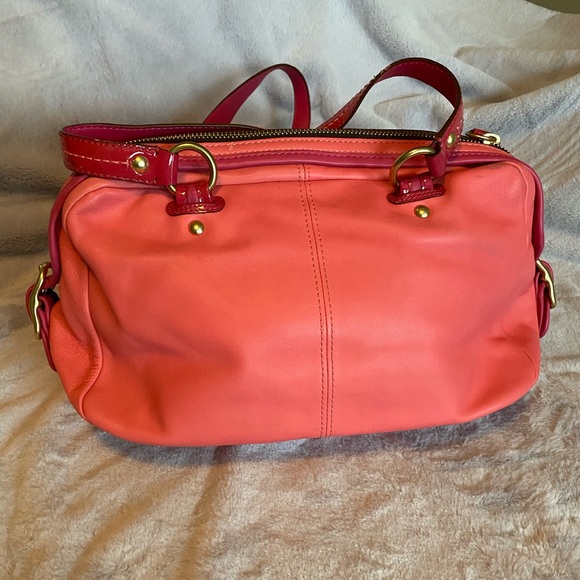 Authentic Coach Bonnie Leather satchel and matching wallet - Picture 3 of 11